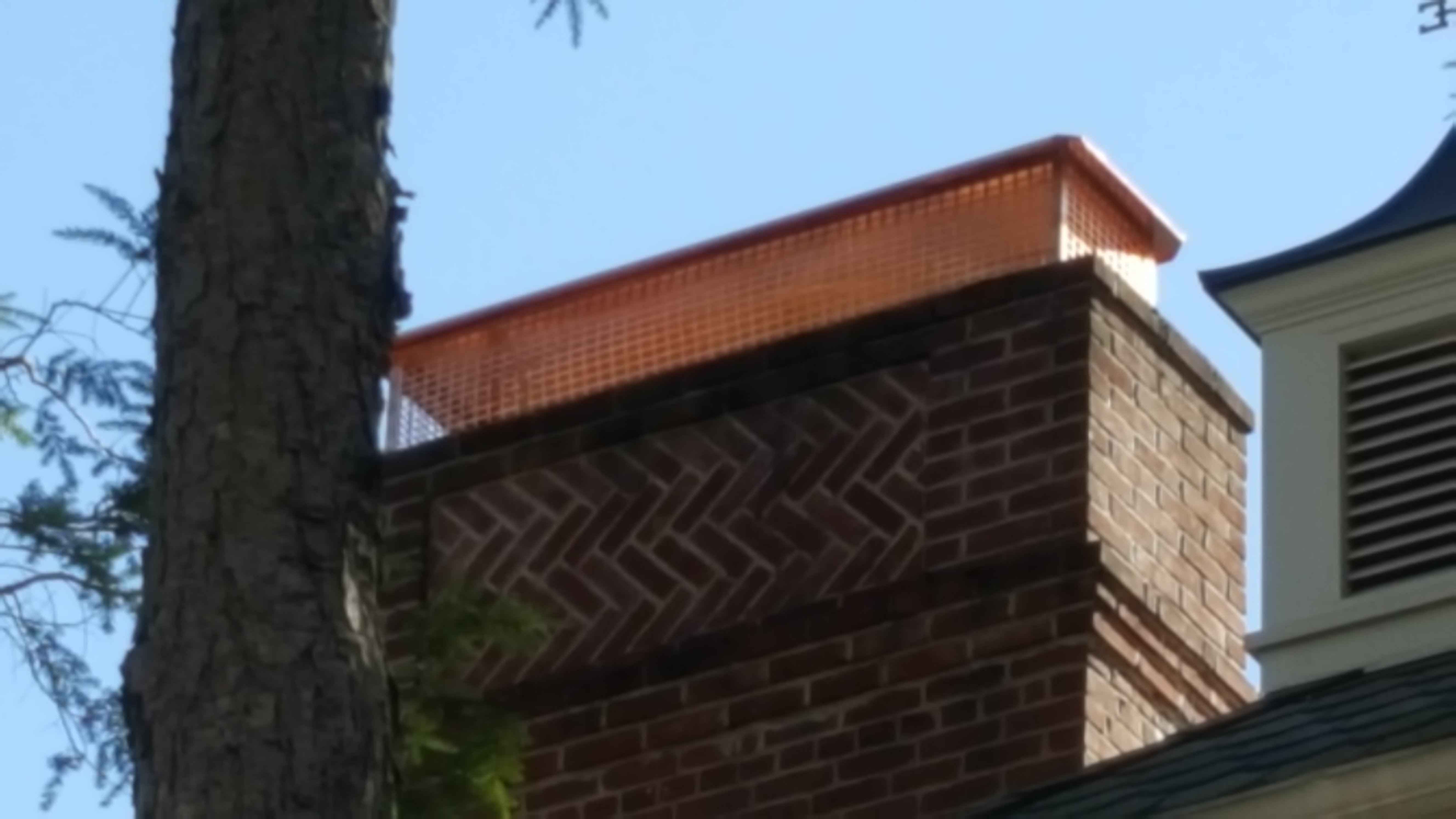 New stainless steel chimney cap installed in Franklin Square, NY