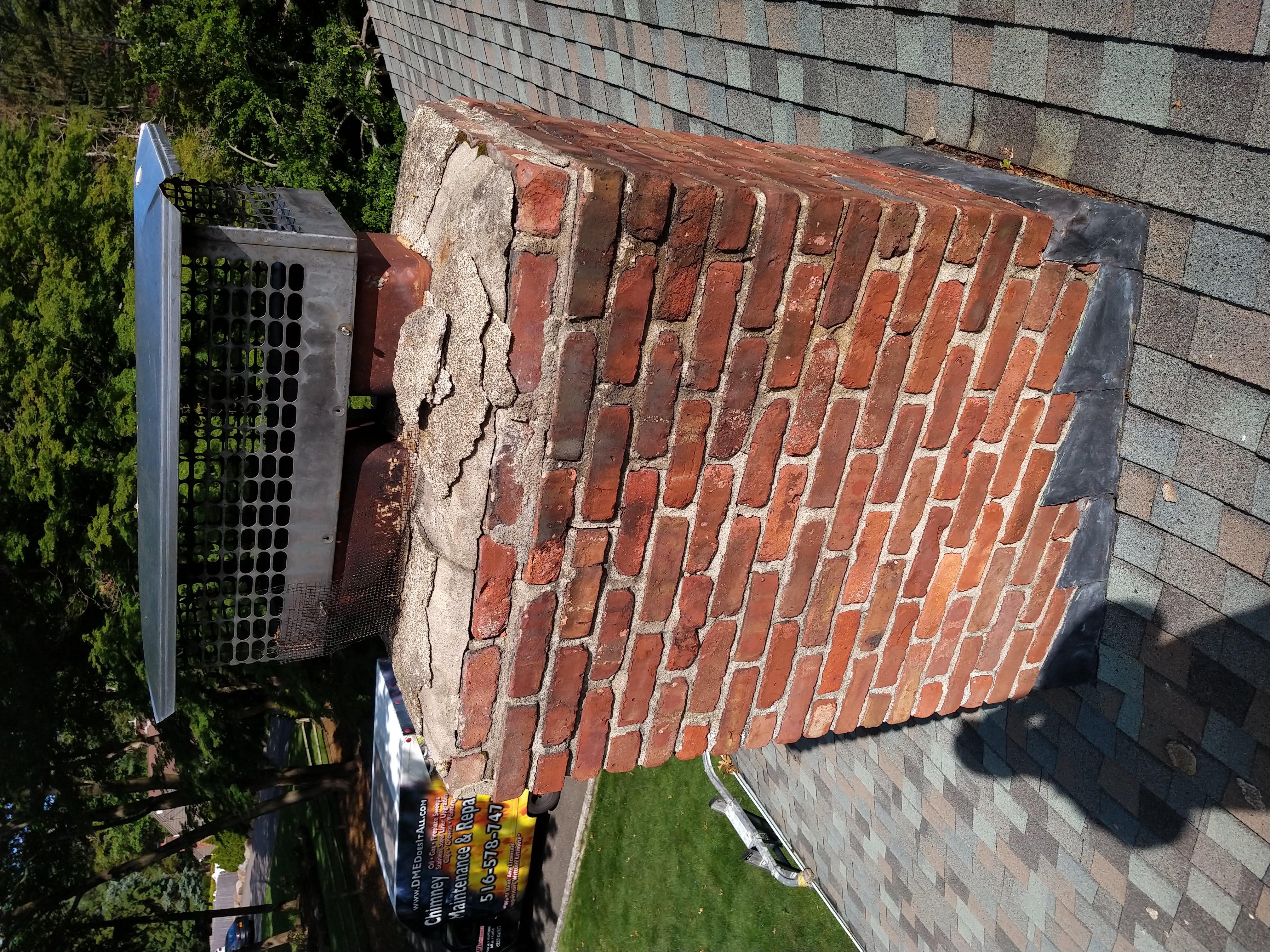 Full fireplace chimney inspection and cleaning in Franklin Square, New York
