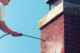 Carbon monoxide safety inspection on gas chimney in Franklin Square, New York